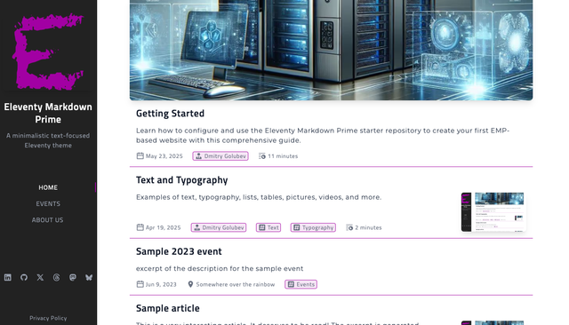 Sample screenshot